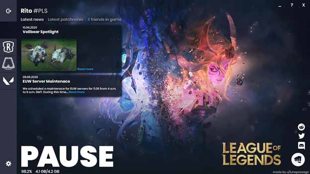 Gamers themselves remake LoL Client more beautiful than Riot Games 4 remake LoL Client