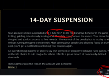 A gamer got banned 14 days from 2017 until... 2021 2