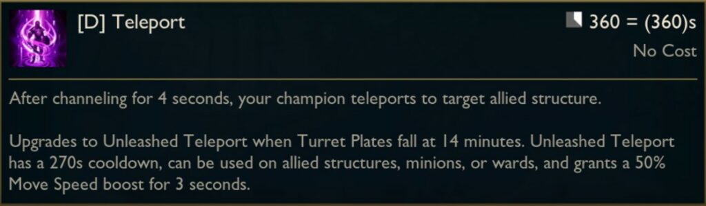 League of Legends: Teleport is forced to be changed again to improve top lane 5 How the new Teleport will change Top lane entirely 1