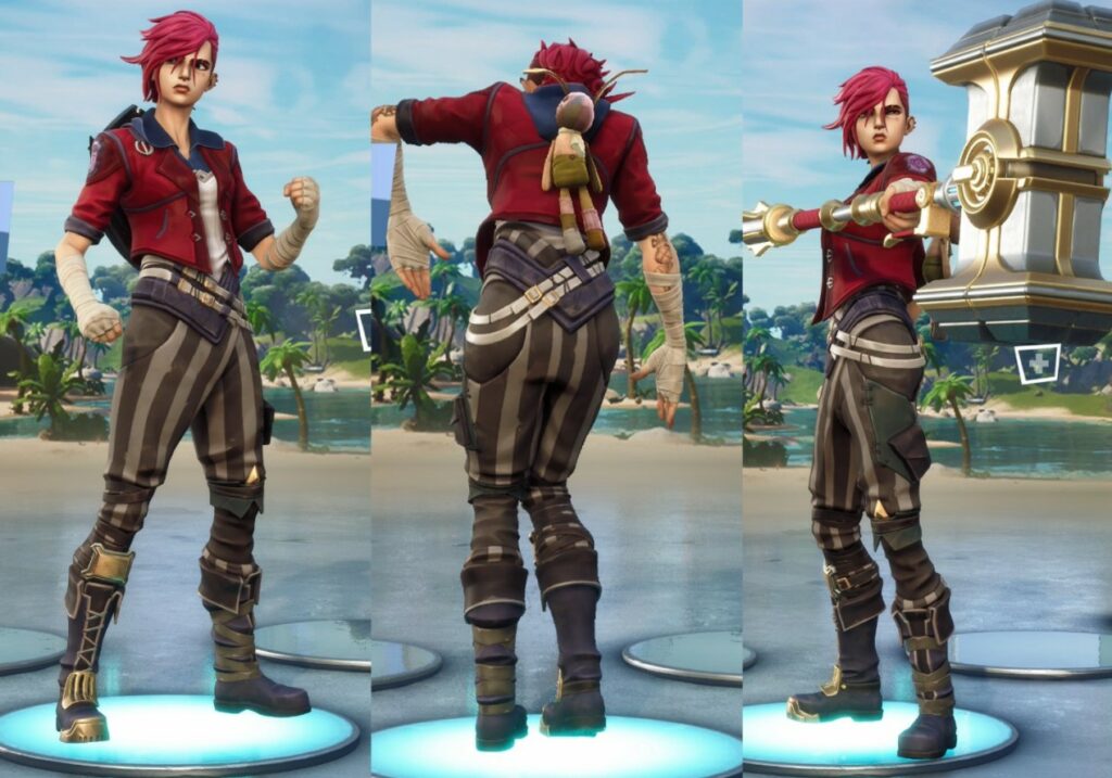 Arcane x Fornite collaboration continues with the latest Vi skin 4 Arcane x Fornite collaboration continues with the latest Vi skin 3