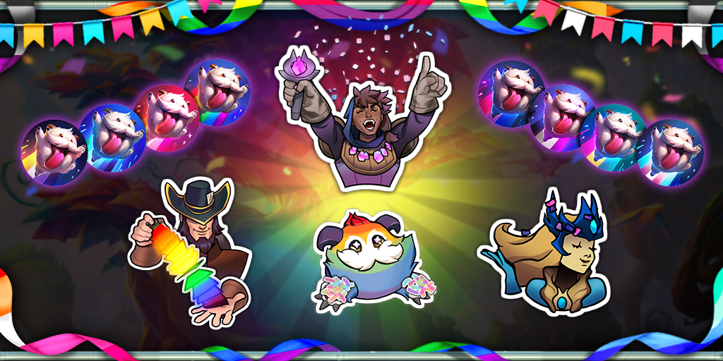 Pride 2023 emotes available across Runeterra! 4 Pride 2023 emotes available across Runeterra! 2