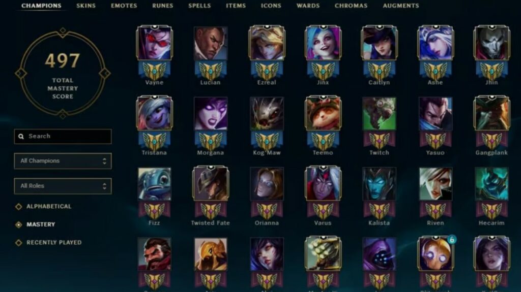 LoL players called out new Champion Mastery as “cheap mobile game” design 2 LoL players called out new Champion Mastery as “cheap mobile game” design 1